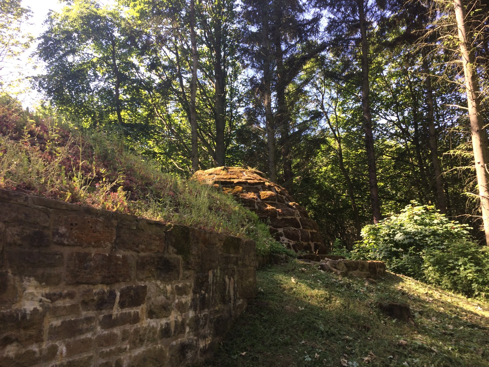 The domed roof of the ice pit