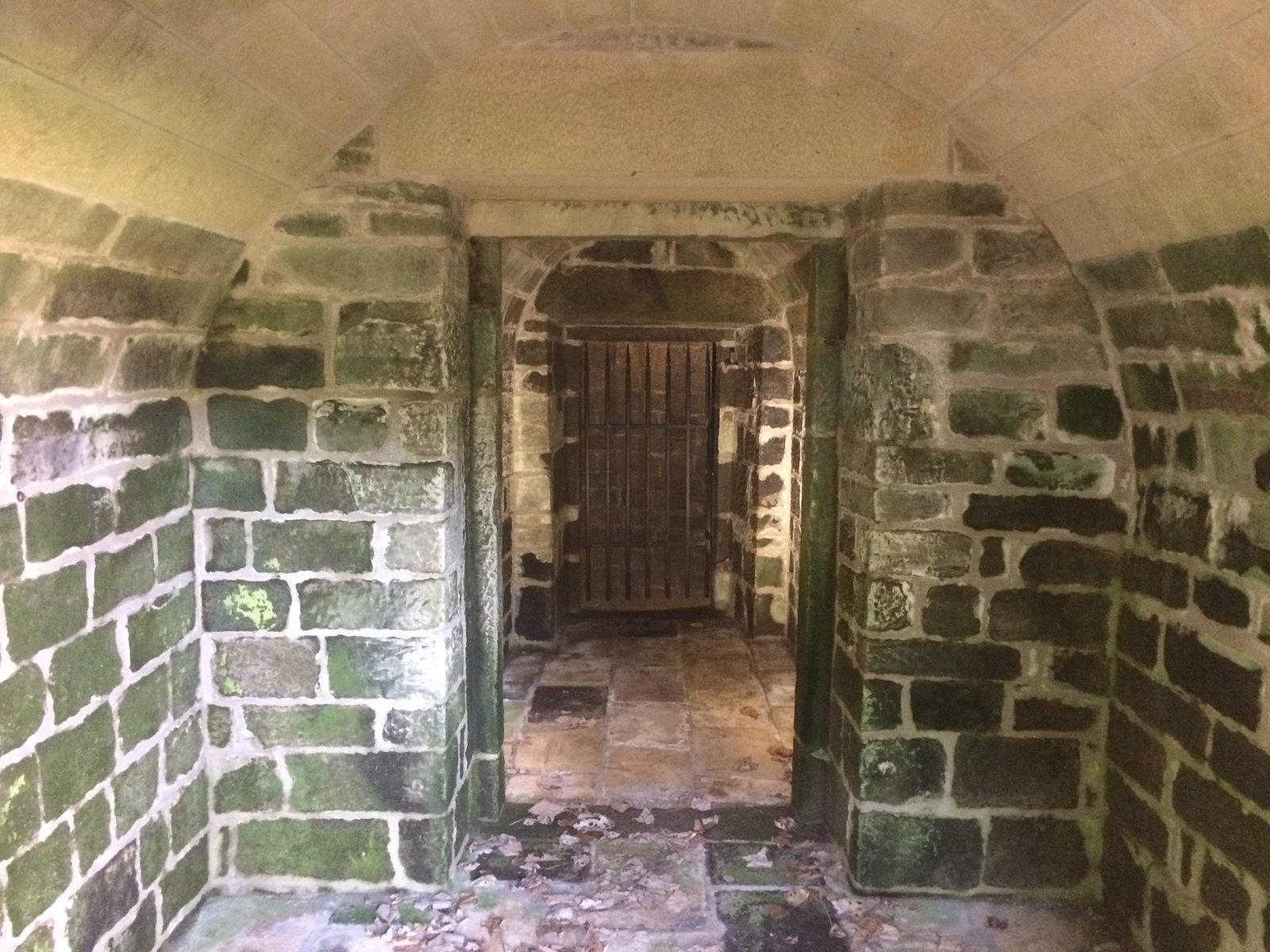 Looking towards the ice pit